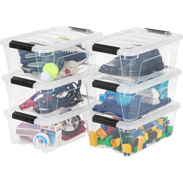 Iris Buckle Up Storage Set, 12.9 Quart, 6 ct | My online store dba Expo ...