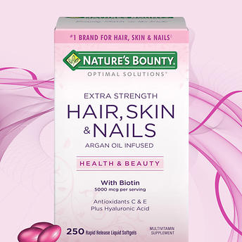 Natures Bounty Hair Skin And Nails 250 Softgels