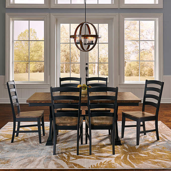 nila 7 piece dining set